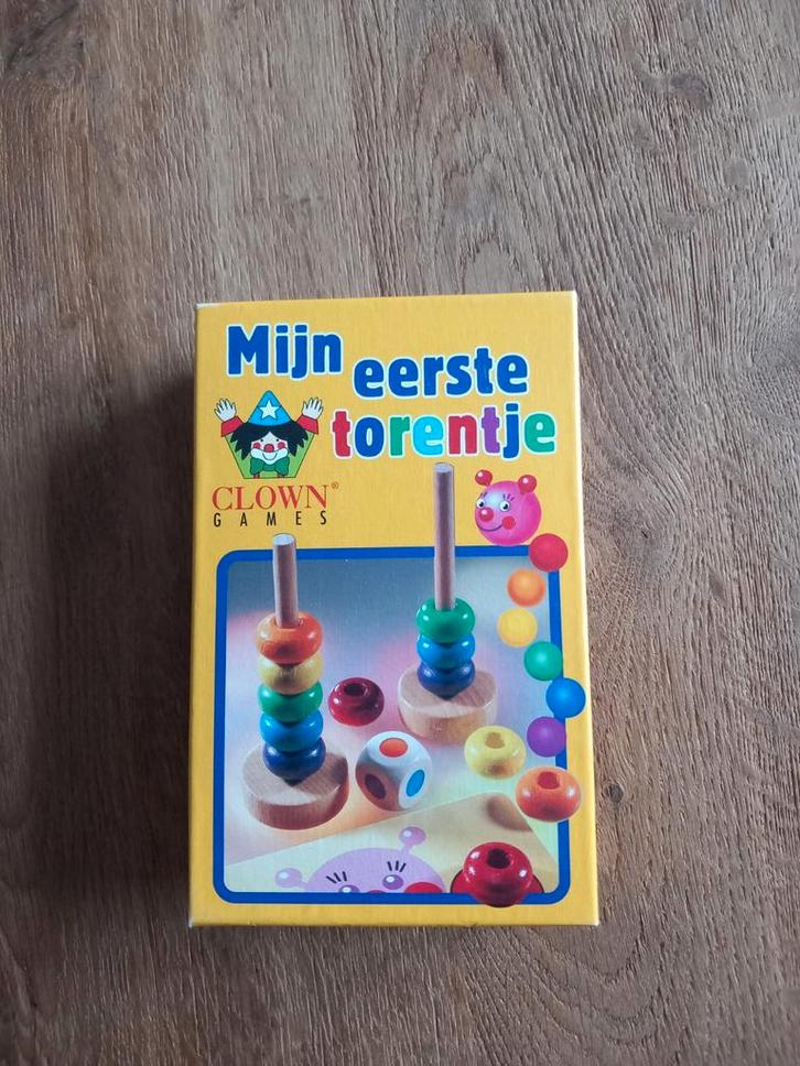 Mijn eerste torentje spel, Hobby en Vrije tijd, Gezelschapsspellen | Bordspellen, Zo goed als nieuw, Een of twee spelers, Ophalen of Verzenden