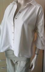 24 colours lichtbeige korte blouse maat 42, Kleding | Dames, Verzenden, Gedragen, Maat 42/44 (L), Beige