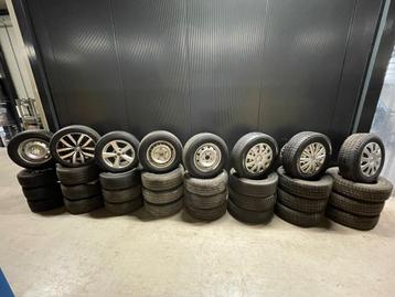 Diverse wielensets voor bedrijfswagens. meerdere type banden beschikbaar voor biedingen