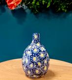 Des Pots Vaasje, Blauw, Aardewerk of Porselein, Ophalen of Verzenden, Zo goed als nieuw