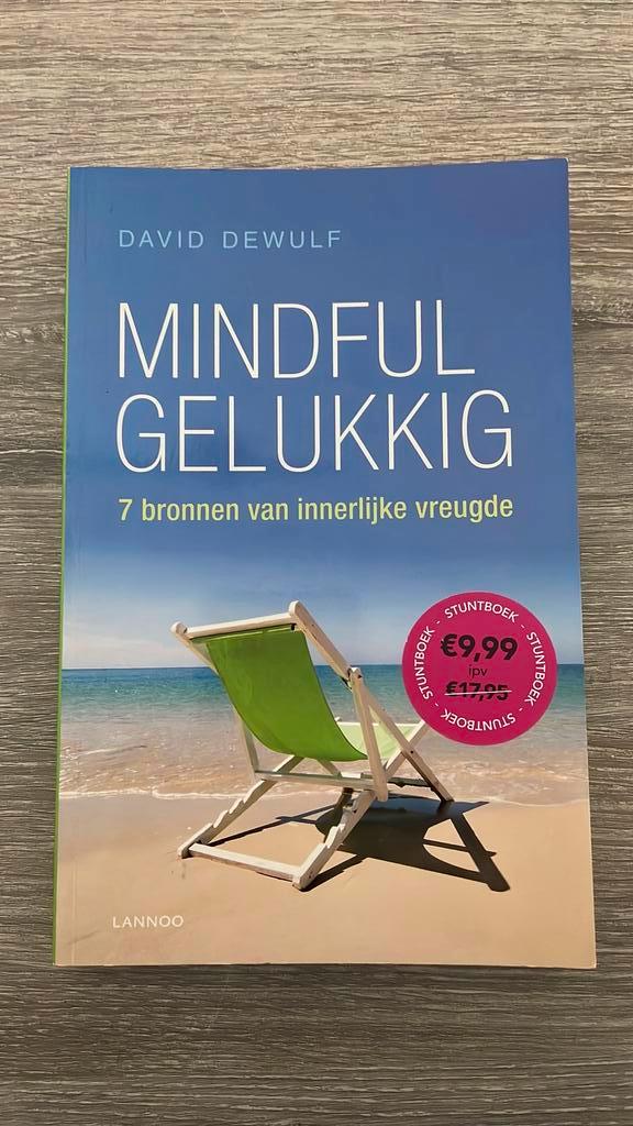 David Dewulf - Mindful gelukkig, Boeken, Psychologie, Zo goed als nieuw, Ontwikkelingspsychologie, Ophalen of Verzenden