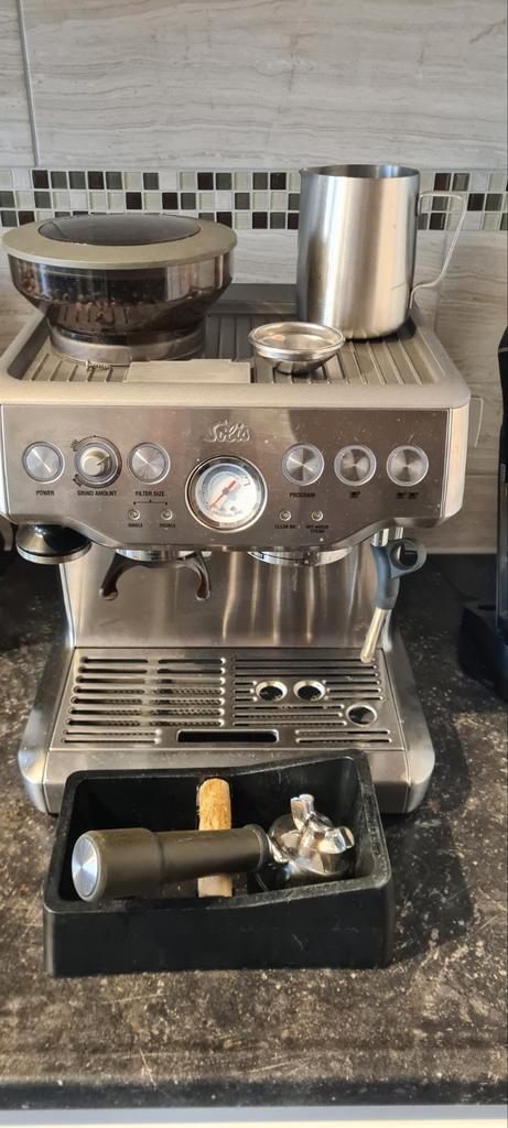 Solis 115a Espresso Machine - Compleet!, Witgoed en Apparatuur, Koffiezetapparaten, Gebruikt, Gemalen koffie, Koffiebonen, Espresso apparaat