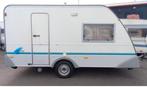 Caravan Eifelland Holiday 395, Caravans en Kamperen, Caravans, 750 - 1000 kg, Dwarsbed, Luifel, Tot en met 4