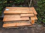 Douglas palen, Doe-het-zelf en Verbouw, Hout en Planken, Ophalen, Zo goed als nieuw, 50 mm of meer, Balk