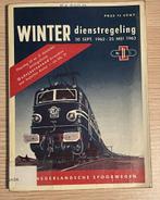 Winterdienstregeling NS 1962-1963, Ophalen of Verzenden, Gebruikt, Trein, Boek of Tijdschrift