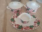 Arzberg Bone China ROSES 2 dekschalen, sauskom en schaal, Antiek en Kunst, Antiek | Servies los, Ophalen of Verzenden