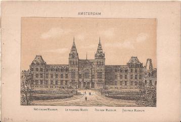 Amsterdam Het nieuwe Museum Le Nouveau Musée Rijksmuseum1883 beschikbaar voor biedingen
