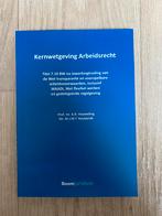 Kernwetgeving arbeidsrecht ISBN: 9789462127227, Boeken, Nieuw, Ophalen of Verzenden