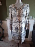 K-Design K design crème chique jurk L gratis verz, Kleding | Dames, Jurken, K-design, Verzenden, Wit, Maat 42/44 (L)