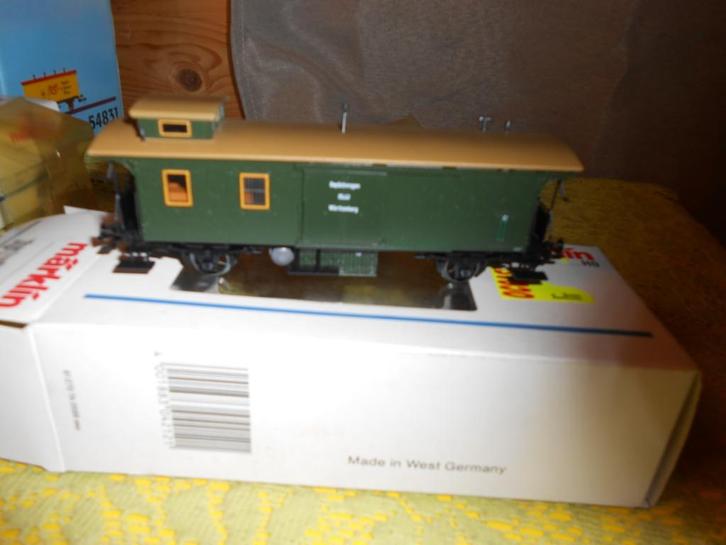 Märklin 4212, Württemberg bagagewagon voor de lokaalbaan, Hobby en Vrije tijd, Modeltreinen | H0, Zo goed als nieuw, Wagon, Wisselstroom