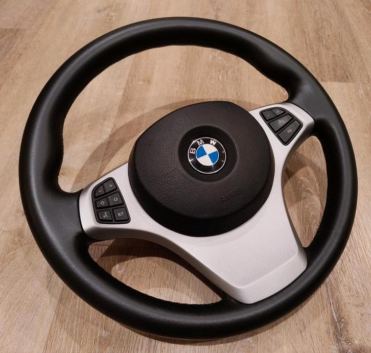 BMW E46, E83 X3, E39, E53 X5 lederen sport stuur zeer netjes, Auto-onderdelen, Interieur en Bekleding, BMW, Ophalen of Verzenden