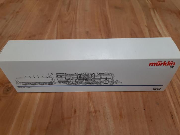 Märklin 3414. Stoomlokomotief serie 150Z SNCF in nieuwstaat, Hobby en Vrije tijd, Modeltreinen | H0, Zo goed als nieuw, Locomotief
