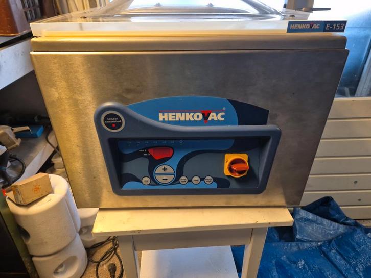 Henko Vac E-153 Vacuüm Machine, Zakelijke goederen, Horeca | Keukenapparatuur, Bakkerij en Slagerij, Gebruikt, Ophalen of Verzenden