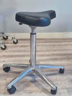 Kappersfiets / Kapperskruk - In hoogte verstelbaar, Huis en Inrichting, Krukjes, Ophalen, In hoogte verstelbaar, Gebruikt, Staal