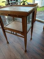 Antiek Theekastje Eikenhout met Dienblad, Ophalen