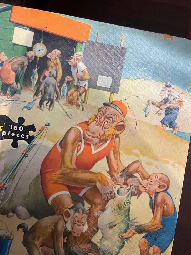 Antieke Jumbo #1055 puzzel, 160 stukjes, Antiek en Kunst, Antiek | Speelgoed, Ophalen of Verzenden