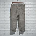 Red Button Broek Maat 40 Beige Bruin Zwart Ruit Diana Pocket, Maat 38/40 (M), Rb, Bruin, Verzenden