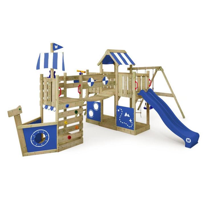 Houten speeltoestel Wickey ArcticFlyer, Kinderen en Baby's, Speelgoed | Buiten | Speelhuisjes, Gebruikt, Hout, Ophalen