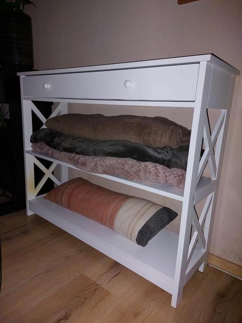 MONTGOMERY - Consoletafel - Wit, Huis en Inrichting, Kasten | Overige, Gebruikt, Ophalen