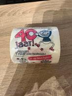 Rol toiletpapier 40 jaar man, Hobby en Vrije tijd, Ophalen, Nieuw, Feestartikel, Verjaardag
