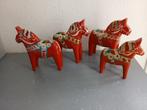 dala paardjes Zweden 3 stuks, Antiek en Kunst, Kunst | Designobjecten, Ophalen of Verzenden