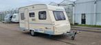 Caravelair Silver 395, Caravans en Kamperen, Caravans, Bedrijf, Treinzit, Dwarsbed, Caravelair