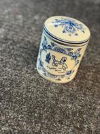 Handbeschilderde Delfts Blauwe pot – Wever Gouda – Anno 1864, Antiek en Kunst, Ophalen