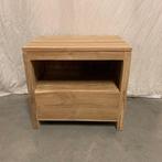 TV meubel - massief teak - greeploze lade – 65 cm –TTM Wonen, Www.ttmwonen.nl, Teakhout, Nieuw, Landelijk