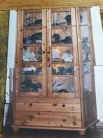 Vitrine kast met verlichting, Gebruikt, 100 tot 150 cm, Glas, Ophalen of Verzenden