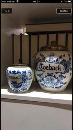 2 antieke tabakspotten. Toeback. IZGST, Ophalen of Verzenden