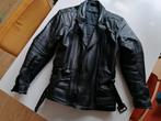 Stevige leren zwarte motorjas, maat 50, Ophalen of Verzenden, Tweedehands, Dames, Jas | leer