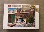 Kerst puzzel 1000 stukjes, Ophalen of Verzenden, 500 t/m 1500 stukjes, Gebruikt, Legpuzzel
