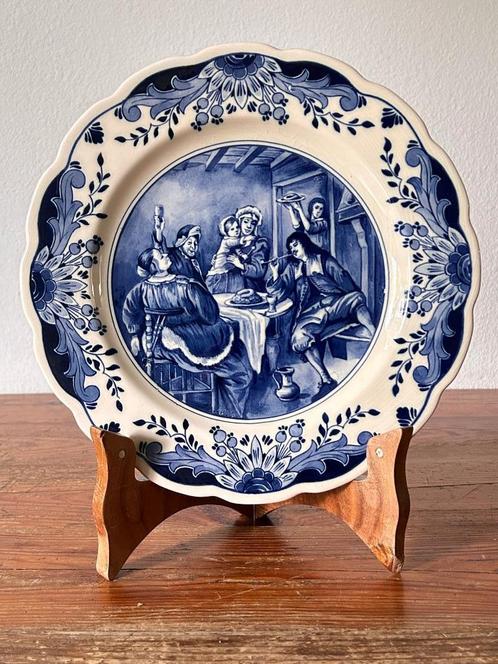 Bord / wandbord - Delfts Blauw - Regina - Holland, Antiek en Kunst, Antiek | Wandborden en Tegels, Ophalen of Verzenden
