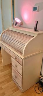 Leuke nette houten secretaire, rolluik-bureau, Huis en Inrichting, Ophalen, Gebruikt