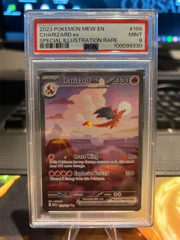 Charizard EX 199 PSA 9 Pokemon 151 beschikbaar voor biedingen