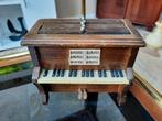 Vintage piano met 6 onderzetters, Ophalen of Verzenden, Gebruikt, Glas of Kopje