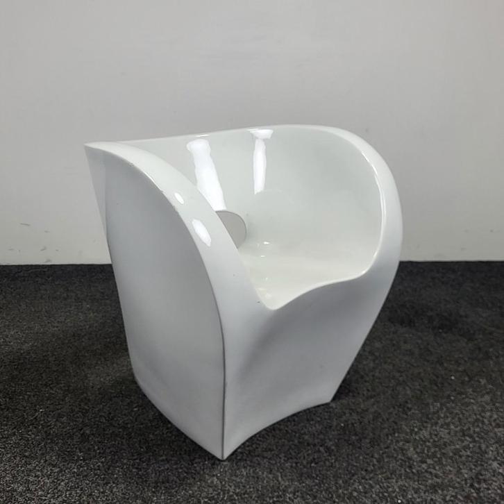 Moroso Little Albert - Wit (B) 22556B, Huis en Inrichting, Fauteuils, Gebruikt, Kunststof, Minder dan 50 cm, Ophalen