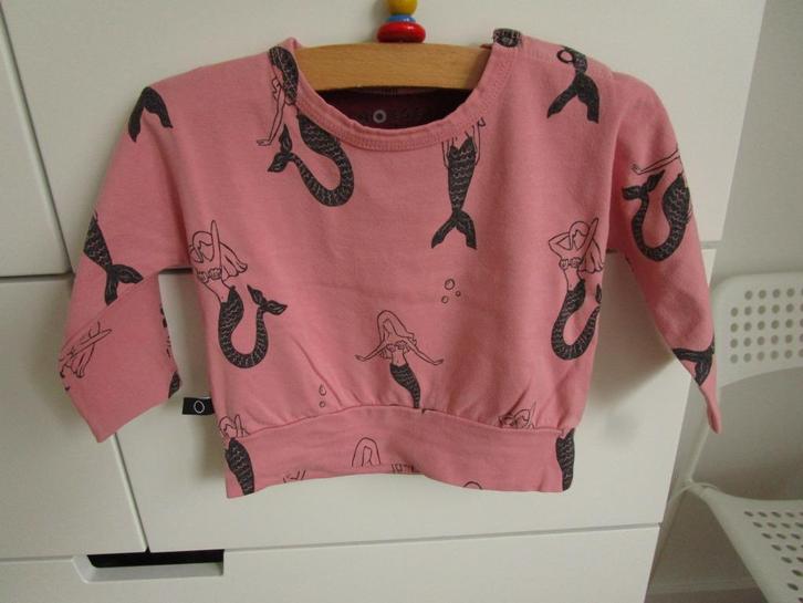 nOeser maat 62 - sweat truitje met zeemeerminnen, Kinderen en Baby's, Babykleding | Maat 62, Zo goed als nieuw, Meisje, Truitje of Vestje