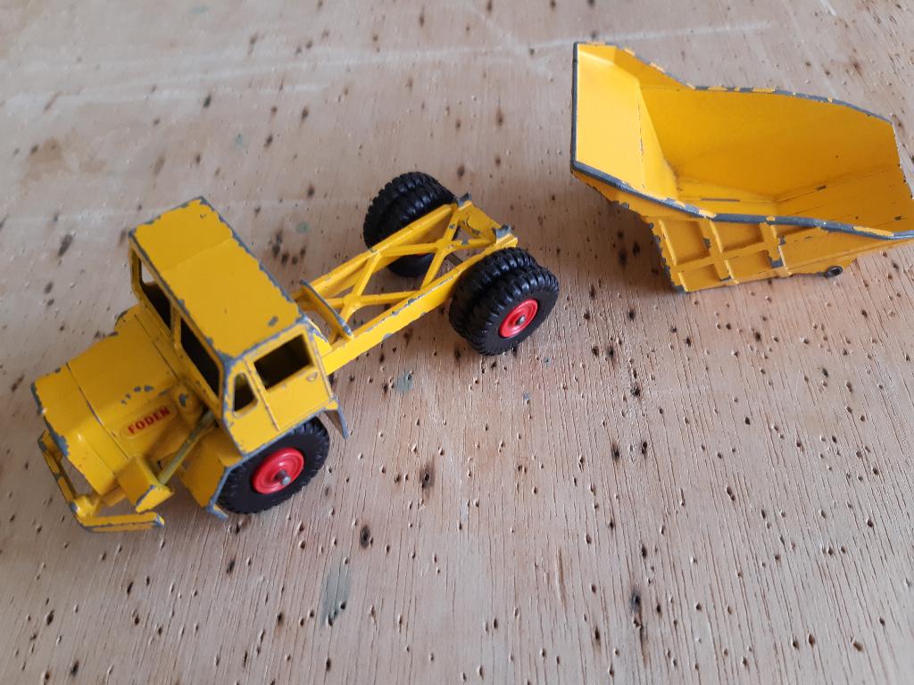Matchbox King Size Foden Dumpertruck Curtis Wright Rear Dump, Ophalen of Verzenden, Gebruikt, Bus of Vrachtwagen, Matchbox