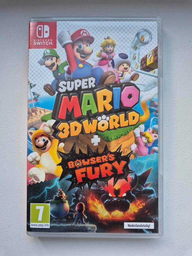 Super Mario 3D World - Nintendo Switch, Spelcomputers en Games, Games | Nintendo Switch, Zo goed als nieuw, Avontuur en Actie