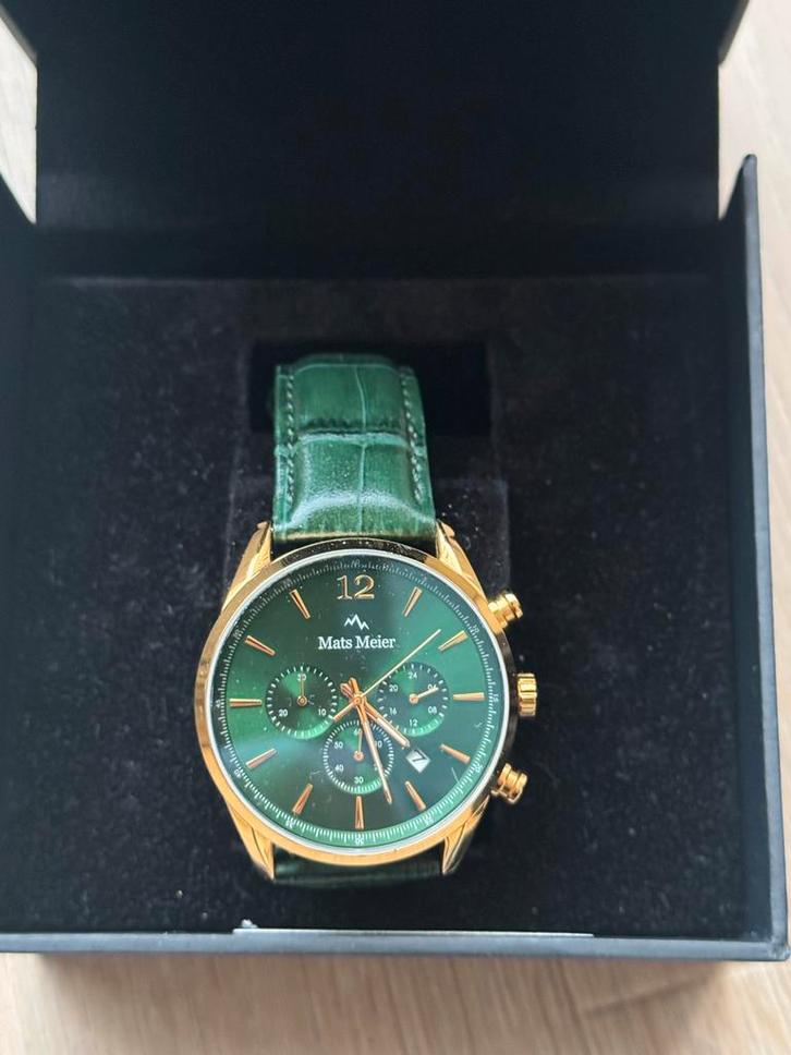 Mats Meier Horloge - Zo goed als nieuw!, Sieraden, Tassen en Uiterlijk, Horloges | Heren, Zo goed als nieuw, Polshorloge, Overige merken