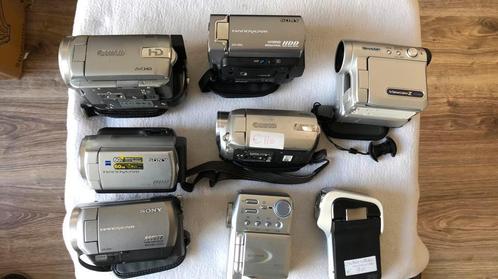 Canon, Sony, Fujifilm, Sharp camcorders werkende, Audio, Tv en Foto, Videocamera's Digitaal, Zo goed als nieuw, Mini dv, Sony
