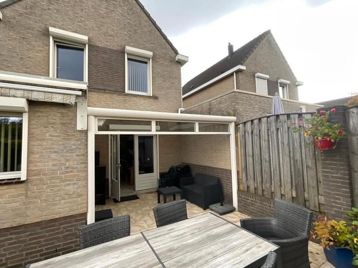 Aluminium Terrasoverkapping incl. verlichting afbreken 6 dec, Tuin en Terras, Overkappingen, Gebruikt, Veranda, Ophalen