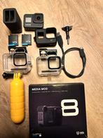 GoPro Hero 8 + Accessoires & Media Mod, Audio, Tv en Foto, Actiecamera's, Ophalen, Gebruikt, GoPro
