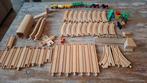 Houten Treinbaan Set, Ophalen of Verzenden, Zo goed als nieuw