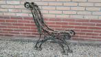 Antieke gietijzeren tuinbank steunen, Ophalen, Zo goed als nieuw, Metaal