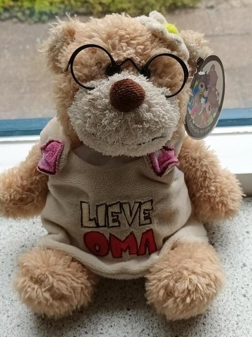 Beer Kwikki met Lieve OMA merk Gifa Gifts, Kinderen en Baby's, Speelgoed | Knuffels en Pluche, Nieuw, Beer, Ophalen of Verzenden