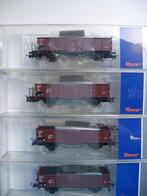 Roco H0. DB kolenwagons met kolen. 4-set. 45947/48/49/50., Gelijkstroom, Verzenden, Roco, Nieuw
