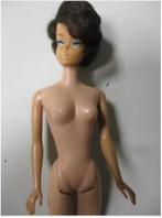 VINTAGE BARBIE BUBBLECUT SIDEPART BROWN HAIR, Verzamelen, Ophalen of Verzenden, Gebruikt, Fashion Doll