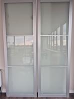 PAX Schuifdeuren Transparant 235x75cm + Rail & Planken, Ophalen of Verzenden, 50 tot 75 cm, Glas, 200 cm of meer